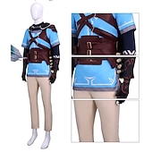 abordables Costumes de manga-La légende de Zelda : les larmes du royaume Lien Manga Costume de cosplay Tenues Costumes de Cosplay Mascarade Plus d&#039;accessoires Costume Pour Homme Femmes Adulte