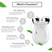 voordelige Gezichtsmassage-apparaat-apparaat voor gezicht en hals, microstroom gezichtsapparaat anti-aging en rimpelverminderaar huidverjonging, microsculpt apparaat gezicht voor huidverzorging en massage