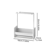 economico Stoccaggio cucina-Porta stracci da cucina, porta strofinacci, scarico per lavabo, organizer per spugna, porta sapone, portaoggetti multifunzione, strumenti per il bagno e la cucina