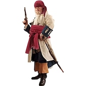 abordables accessoires de photomaton-Costumes de pirate, foulards et accessoires de ceinture en lin de la renaissance médiévale