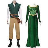  pary shrek księżniczka książę cosplay kostium stroje męskie damskie film cosplay impreza cosplay halloween karnawał maskarada