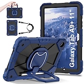 cheap Samsung Tablets Case-Tablet Case Cover For Samsung Galaxy Tab A9 8.7&quot; A8 10.5&#039;&#039; A9 Plus 11&quot; Handle 360° Rotation Shoulder Strap Armor PC Silicone