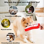 お買い得  犬用おもちゃ-噛む用おもちゃ インタラクティブトイ きしむおもちゃ ととも​​に 耐用的 ペット運動 歯が生えるおもちゃ のために 犬用 猫用 屋内 屋外 ペットプレイ