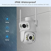 billige IP-nettverkskameraer for innendørs bruk-didseth 8mp 4k wifi ptz kamera dobbel linse videoovervåking beskyttelse ai menneskelig monitor nattsyn utendørs sikkerhet cctv cam