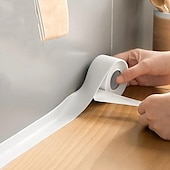 economico Gadget bagno-1 rotolo di striscia di mastice per WC impermeabile a prova di muffa, nastro sigillante autoadesivo per il bagno, nastro impermeabile per il bagno per prevenire umidità e muffa, bellissimi adesivi per