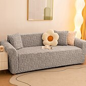 cheap Sofa Cover-Elastic Jacquard Fabric Sofa Cover Stretch Couch Cover Sectional L Shape Sofa Slipcover Corner Case for Living Room 1/2/3/4 Seat