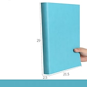 Χαμηλού Κόστους Notebooks &amp; Planners-400 σελίδες a4 σημειωματάριο φοιτητής τέχνης εξαίσιο παχύ μεγάλο σημειωματάριο a5 γραφείου υψηλής ποιότητας δερμάτινη εργασία συνεδρίου βιβλίο ρεκόρ οριζόντια γραμμή ημερολόγιο