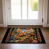 billige Dørmatter-rev sopp dørmatte gulvmatter vaskbare tepper kjøkkenmatte quilting kunst sklisikre oljetett teppe innendørs utendørs matte soverom dekor baderomsmatte inngangsteppe