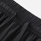 billiga aktiva shorts för män-Herr Atletiska shorts Joggingshorts Gymshorts Sport Utekväll Helgen Andningsfunktion Snabb tork Löpning Fritid Ficka Snörning Elastisk midja Slät Knelängd Gymnastik Sportkläder Svart Kungsblå