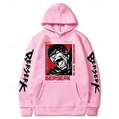 levne Kreslená a filmová postava-Berserker Armor Kapuce Animák Manga Anime Grafika Klokaní kapsa Pro Pro páry Pánské Dámské Dospělé Plesová maškaráda Zpátky do školy Horká ražba Běžné / Denní