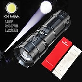 economico torce elettriche-Torcia laser bianca da 40 W per esterni super luminosa m60 lep torcia USB ricaricabile zoom illuminazione da campeggio extra lunga