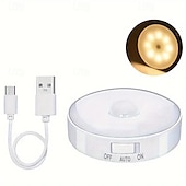 economico Luci paesaggistiche-Luci da esterni con sensore di movimento luci notturne ricaricabili tramite USB luci da esterni a led luci notturne a led per corridoi armadi armadi scale camere da letto cucine e cortili 1/3 pezzi