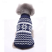 halpa Neulepuserot-Koirat Kissat Neulepaidat Jumpperi söpö tyyli Vapaa-aika Talvi Hengittävä Pehmeä Pestävä Mukava ulko- Rento / arki Koiran vaatteet for Bichon Frise Pomeranian Pienelle lemmikille papillon Small