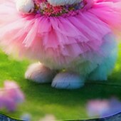 tanie 3D zwierzęta dziewczynki-Wielkanoc Św. Patryk Dla dziewczynek 3D Zając Bluza z Kapturem Pullover Długi rękaw Druk 3D Wiosna Jesień Aktywny Moda Śłodkie Dzieci 3-12 lat Kaptur Na zewnątrz Codzienny Regularny