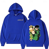 levne Kreslená a filmová postava-Yu Yu Hakusho Yusuke Urameshi Kurama Kapuce Animák Manga Anime Přední kapsa Grafika Pro Pro páry Pánské Dámské Dospělé Karneval Plesová maškaráda Horká ražba Běžné / Denní
