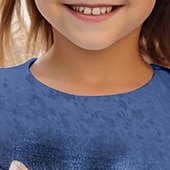 tanie 3D zwierzęta dziewczynki-Dla dziewczynek 3D Kot T-shirt Koszule Krótki rękaw Druk 3D Lato Aktywny Moda Śłodkie Dzieci 3-12 lat Półgolf Na zewnątrz Codzienny Regularny