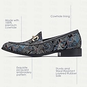 preiswerte Loafer aus hochwertigem Leder-Herren Loafer &amp; Slip On Formelle Schuhe Abendschuhe Leder Italienisches Vollnarbenleder Bequem Rutschfest Slipper Schwarz