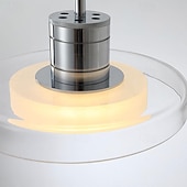 cheap Island Lights-22 cm Single Design Island Design Pendant Light Glass Glass Painted Finishes Modern Nordic Style 110-120V 220-240V