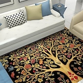 cheap Area Rugs-Tree of Life Vintage Area Rug Kitchen Mat Non-Slip Oil Proof Floor Mat Livingroom Rug Indoor Outdoor Mat Bedroom Decor Bathroom Mat Entrance Rug Door Mat