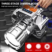 cheap Camping Lights-Zoomable 3-in-1 Head Light Induction Flashlight,  Super Bright Headlamp with 800mAh Rechargeable Battery Powered for Outdoor Camping Use