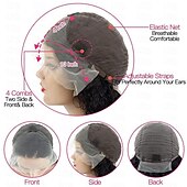 levne Paruky z přírodních vlasů se síťkou ofina-lidské vlasy předtrhané lidské vlasy 13x4 hd transparentní volné hluboké vlnění krajka přední paruky lidské vlasy pro černé ženy 150% hustota odbarvené uzly s dětskými vlásky 20 palců