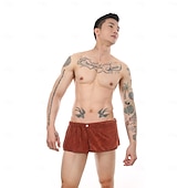 economico Asciugamani-pantaloncini da uomo, pantaloni assorbenti e indossabili per la casa, gonna da bagno sexy da spiaggia, fibra ultrafine antiriflesso