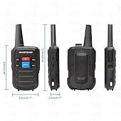 رخيصةأون ووكي توكي-baofeng جهاز اتصال لاسلكي صغير uhf 400-470 ميجا هرتز محمول ثنائي النطاق أجهزة الراديو bf-c50 16 قناة طويلة المدى 5 واط راديو اتجاهين مع شاحن