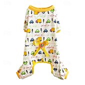 billiga Pyjamas-Hund Katt Pyjamas söt stil Ledigt Vinter Andningsfunktion Mjuk Tvättbar Bekväm Utomhus Ledigt / vardag Hundkläder for Bichon Frisé Pommeran valpen eller det lilla husdjuret Fjäril Small