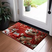 preiswerte Fußmatten-Bunte Drachen-Fußmatte, Fußmatten, waschbare Teppiche, Küchenmatte, rutschfester, ölbeständiger Teppich, Innen- und Außenmatte, Schlafzimmer-Dekoration, Badezimmermatte, Eingangsteppich