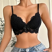 olcso Szexi fehérnemű-női csipke hát nélküli szexi erotikus szexi fehérnemű szexi body hálóruha - polispandex egyszínű melltartó otthoni ruhák