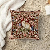 baratos estilo animal-1 pçs Veludo Cobertura de Almofada, Floral Animal Rústico Casual Quadrada Zíper Tradicional Clássico