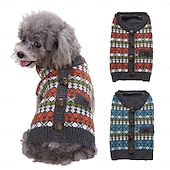 ieftine Pulovere-Câini Pisici Pulovere Jumper Drăguţ Casual Iarnă Respirabil Απαλό Lavabil Comfortabil În aer liber Casul / Zilnic Îmbrăcăminte pentru câini for Bichon Frise Pomeran un Animalut Fluture Small
