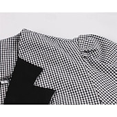 billige Kjoler-Retro / vintage 1950-tallet Vintage kjole Cocktailkjole Swing kjole Flare kjole Rutet Dame Maskerade Fest / aften Utdrikningslag Voksne Kjole Hjemkomstkjoler