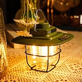 economico Luci da campeggio-luci da campeggio a led retrò per esterni luci da tenda a led lanterna per cavalli luci portatili ricaricabili intelligenti per escursionismo all&#039;aperto campeggio casa