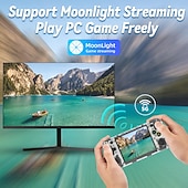 cheap Game Consoles-ANBERNIC RG35XX H Handheld Game Console, 3.5 Inch HD Screen Portable Audio Video Player, Double Rocker Handheld Retro Game Console