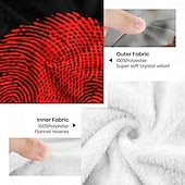 cheap Personalized Textiles-Customized Blanket Customized Blanket Blankets Personalized Gifts For Your Loves women/men present Personalized Valentine Gift Custom Made