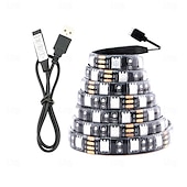 levne USB Strip Lights-voděodolný LED pásek světelný tv usb světlo 1/2/3/5 metrů s aplikací bluetooth bazénový světelný pásek 3k ovládání 5v řetězový led pásek smd5050 led páska
