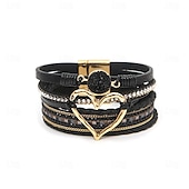 preiswerte Zubehör und mehr-Armband Schmuck Retro Vintage Böhmische Boho PU-Leder Für Cosplay Herren Damen Modeschmuck Modeschmuck