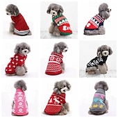 halpa Neulepuserot-Koirat Kissat Neulepaidat Jumpperi söpö tyyli Vapaa-aika Talvi Hengittävä Pehmeä Pestävä Mukava ulko- Rento / arki Koiran vaatteet for Bichon Frise Pomeranian Pienelle lemmikille papillon Small