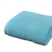 cheap Towel Sets-Large Bath Towel 140x70cm Hotel 100% Cotton Bath Towels Quick Dry, Super Absorbent Light Weight Soft Multi Colors Star Rated Hotel Company Gifts, Textiles