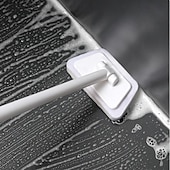 abordables Limpiando suministros-Cepillo multifuncional para pared de baño, mango largo, extraíble, cepillos para bañera y suelo del hogar, cepillo de limpieza de esponja para azulejos de cerámica