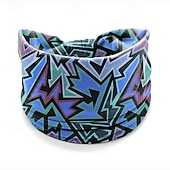 preiswerte Haarstyling-Zubehör-Bedrucktes Stirnband, Bohemian-Kopftuch, elastisches Damen-Sport-Yoga-Stirnband, breitkrempiges Stirnband, modischer Haarschmuck