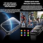 economico Smartwatch-tk10 ecgppg smart watch non invasivo glicemia frequenza cardiaca pressione sanguigna ossigeno nel sangue monitoraggio del sonno smartwatch