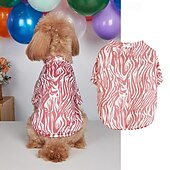 お買い得  クーリングベストとシャツ-犬用 猫用 Tシャツ レトリ／ヴィンテージ カジュアル 冬 高通気性 ソフト 洗濯可 快適 アウトドア カジュアル／普段着 犬服 for ビジョンフリーゼ ポメラニアン 赤ちゃんサイズ パピヨン Small