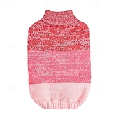 baratos Suéteres-Cachorros Gatos Súeters Pulôver Estilo bonito Casual Inverno Quente Respirável Macio Lavável Confortável Ao ar livre Casual / Diário Roupas para cães for Bichon Frise Pomerânia Animais de Pequeno