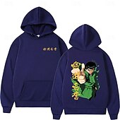 levne Kreslená a filmová postava-Yu Yu Hakusho Yusuke Urameshi Kurama Kapuce Animák Manga Anime Přední kapsa Grafika Pro Pro páry Pánské Dámské Dospělé Karneval Plesová maškaráda Horká ražba Běžné / Denní
