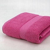 cheap Towel Sets-Large Bath Towel 140x70cm Hotel 100% Cotton Bath Towels Quick Dry, Super Absorbent Light Weight Soft Multi Colors Star Rated Hotel Company Gifts, Textiles