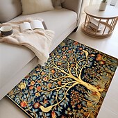 preiswerte Wohn- und Schlafzimmerteppiche-Inspiriert von William Morris, Teppich, Küchenmatte, rutschfeste, ölbeständige Bodenmatte, Wohnzimmerteppich, Innen- und Außenmatte, Schlafzimmerdekoration, Badezimmermatte, Eingangsteppich,