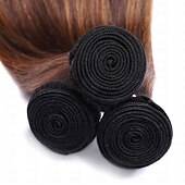 halpa 1 nippu hiuskudoksia-t1b-4/30# hiusnippu suorat hiukset 1 nippu 12-28 tuumaa