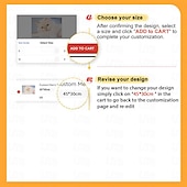cheap Personalized Decorations-Personalized Tablemat Customized Placemats 1PC/2PCS/4PCS,  Design Your Own Pattern Placemats for Dining Table,12x18inch Decorative Table Mats,Dining Table Decor
